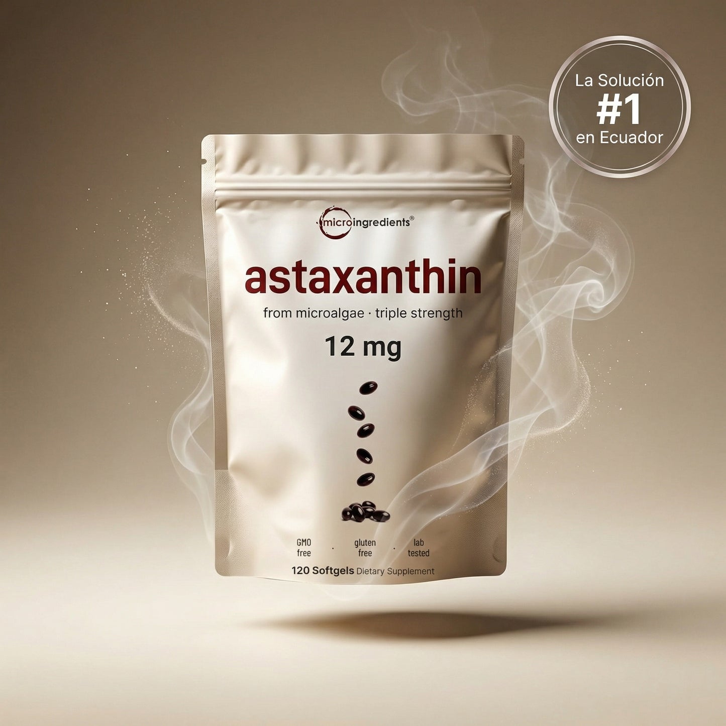 Astaxantina - Siéntete Y Luce Más Joven en 30 Días o Te Devolvemos Tu Dinero.